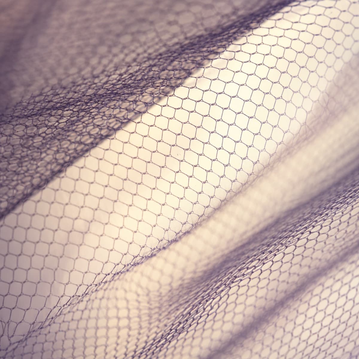 Macro photograph — Polyamide birdcage netting